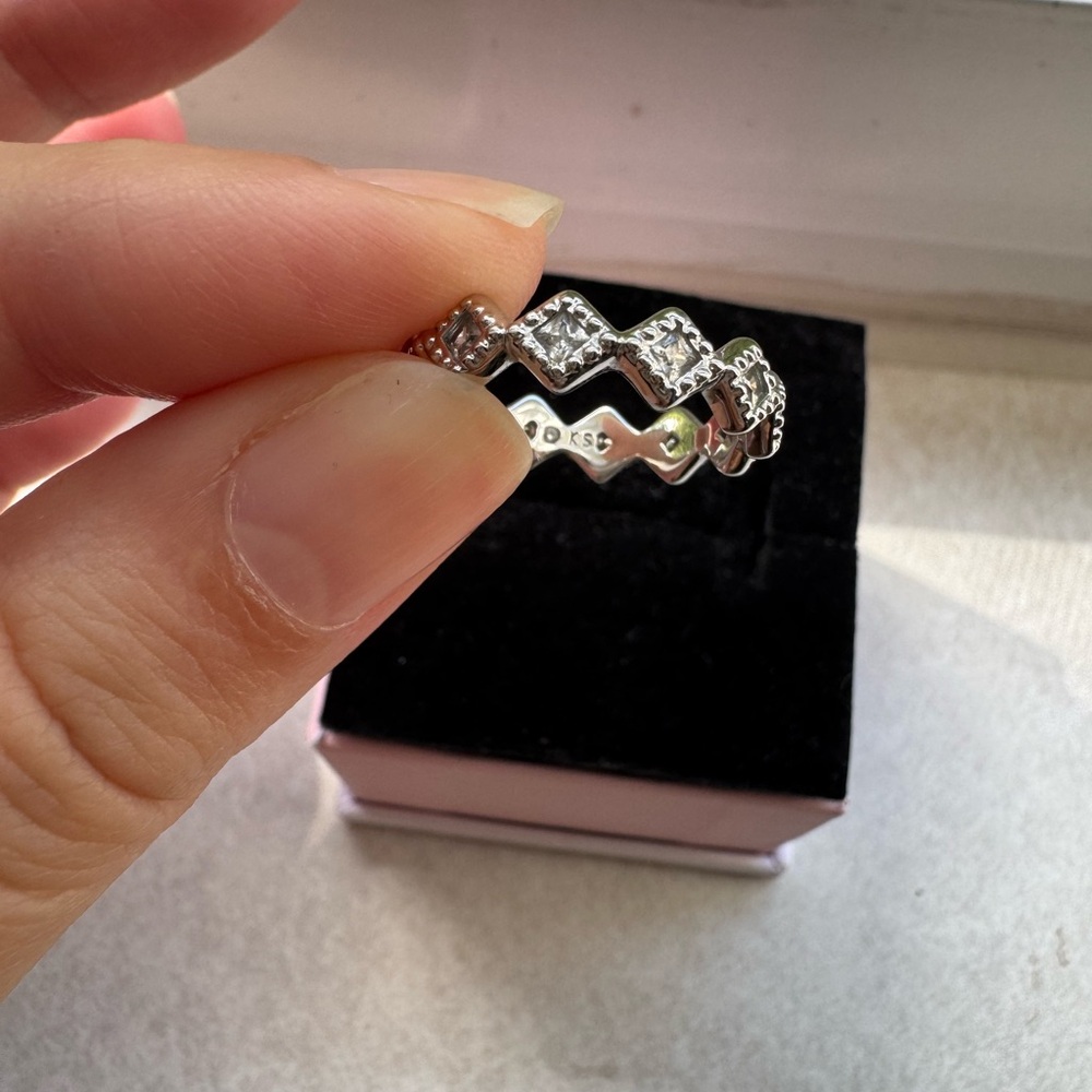 Kendra Scott Silver Pave Band - Picture 5 of 6